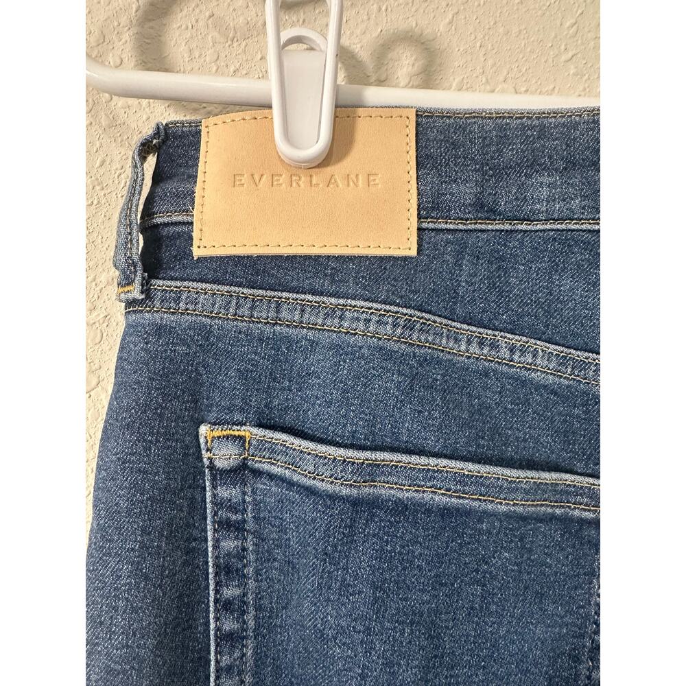 Everlane The Kick Crop Blue Jeans Womens 28 Reg Stretch Denim - Picture 6 of 9